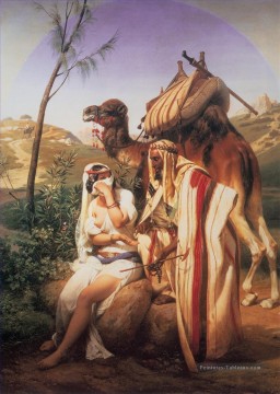 Juda et Tamar Arabe Horace Vernet Peinture à l'huile